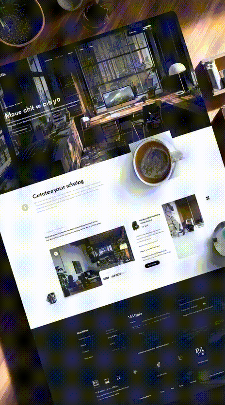 Business website illustration